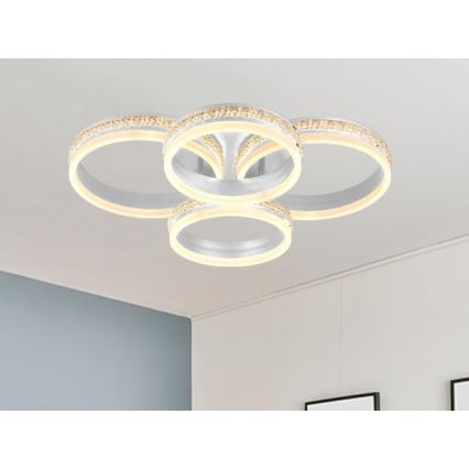 Plafoniera LED dimmerabile a montaggio superficiale LED/150W/230V 3000-6500K + telecomando