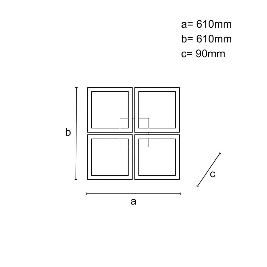 Plafoniera LED dimmerabile a montaggio superficiale LED/215W/230V 3000-6500K + telecomando