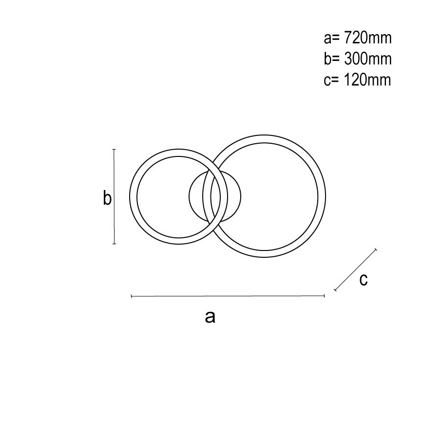 Plafoniera LED dimmerabile a superficie LED/110W/230V 3000-6500K + telecomando