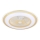 Plafoniera LED dimmerabile con ventilatore ZEPHYR LED/48W/230V 3000-6000K oro + telecomando