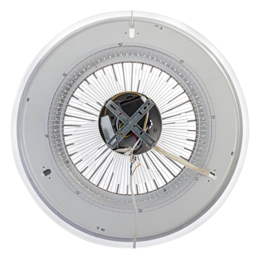 Plafoniera LED dimmerabile con ventilatore ZONDA LED/48W/230V 3000-6000K nero + telecomando