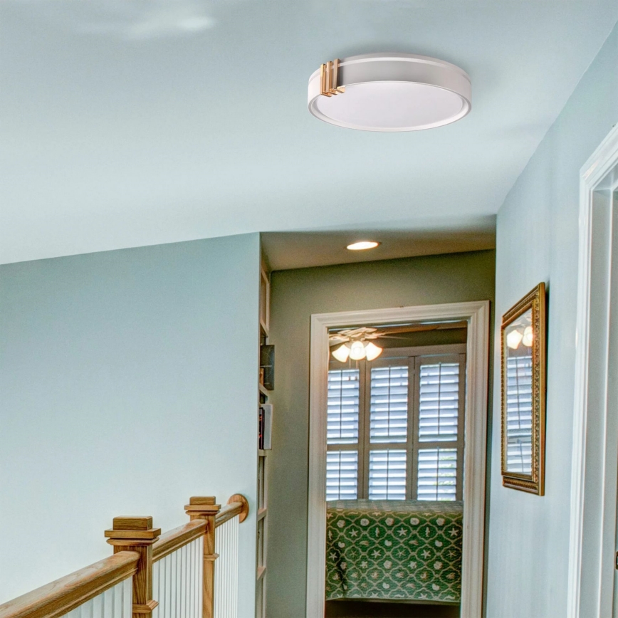Plafoniera LED dimmerabile da bagno ARLETTA LED/48W/230V diametro 38 cm 3000-6000K IP44 + telecomando