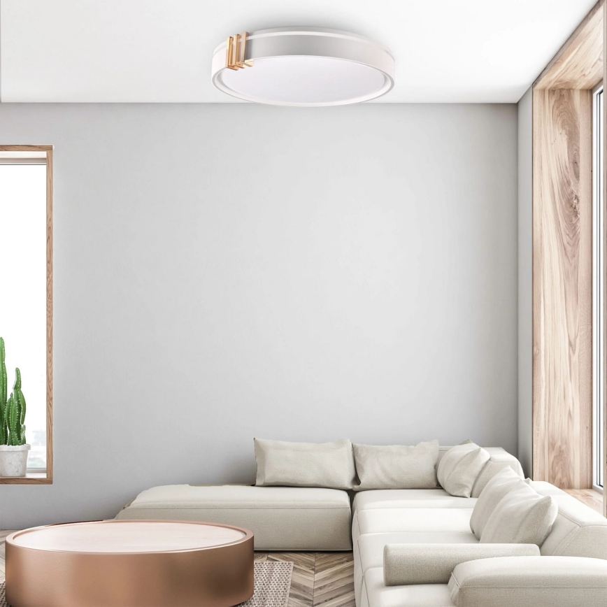 Plafoniera LED dimmerabile da bagno ARLETTA LED/72W/230V diametro 48 cm 3000-6000K IP44 + telecomando