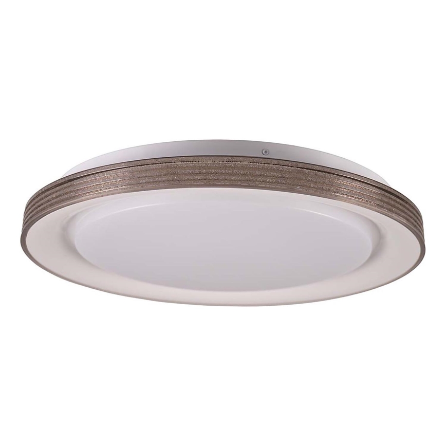 Plafoniera LED dimmerabile da bagno GRAŻYNA LED/48W/230V 3000-6000K diametro 41 cm IP44 grigio + telecomando
