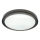 Plafoniera LED dimmerabile da bagno HALINA LED/48W/230V 3000-6000K diametro 38 cm IP44 nero + telecomando