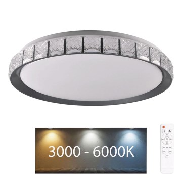 Plafoniera LED dimmerabile da bagno NINA LED/72W/230V diametro 49 cm 3000-6000K IP44 + telecomando