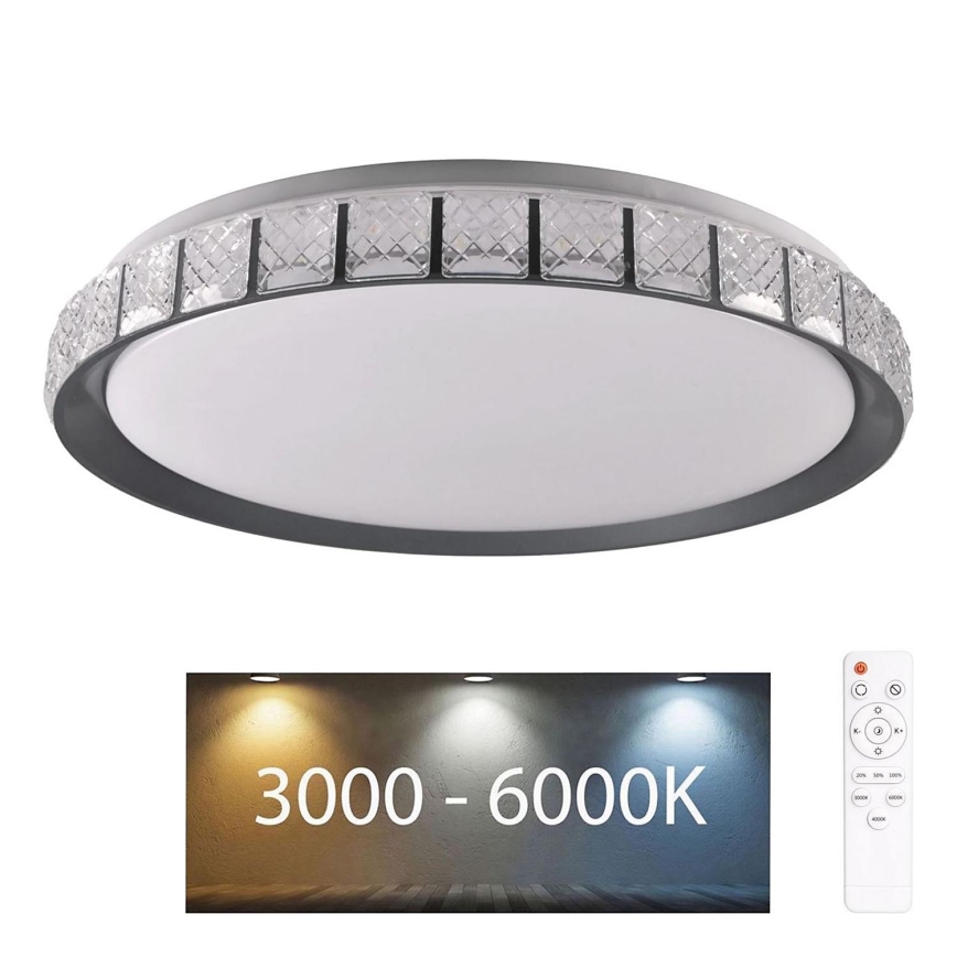 Plafoniera LED dimmerabile da bagno NINA LED/72W/230V diametro 49 cm 3000-6000K IP44 + telecomando