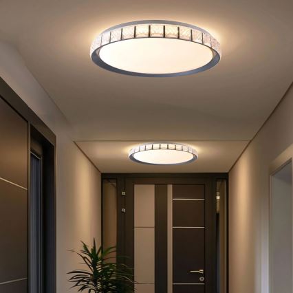Plafoniera LED dimmerabile da bagno NINA LED/72W/230V diametro 49 cm 3000-6000K IP44 + telecomando