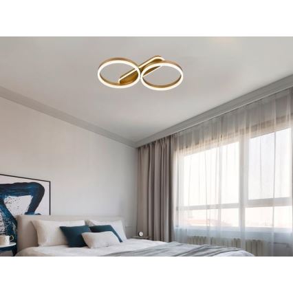 Plafoniera LED dimmerabile da soffitto LED/60W/230V 3000-6500K + telecomando