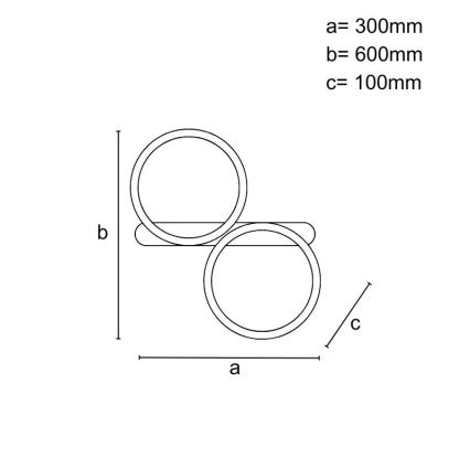 Plafoniera LED dimmerabile da soffitto LED/60W/230V 3000-6500K + telecomando