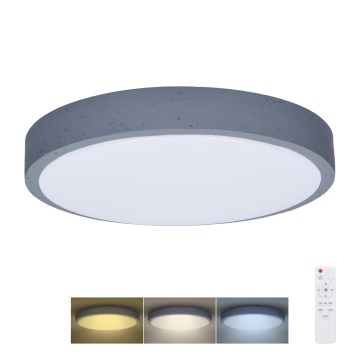 Plafoniera LED dimmerabile GREY LED/60W/230V 3000-6500K grigio diametro 49 cm + telecomando
