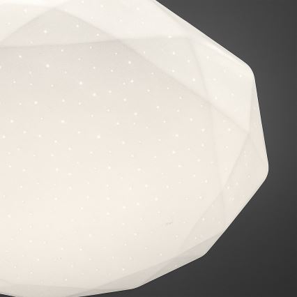 Plafoniera dimmerabile a LED HEX, 72 W, 230 V, 3000-6000 K, Ø 50 cm, bianco, con telecomando