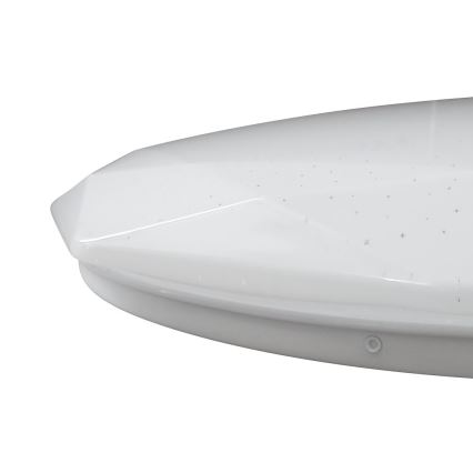 Plafoniera dimmerabile a LED HEX, 72 W, 230 V, 3000-6000 K, Ø 50 cm, bianco, con telecomando