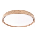 Plafoniera LED dimmerabile ILVI LED/45W/230V 2700-6500K Ø 50 cm beige + telecomando