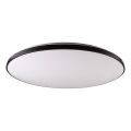 Plafoniera LED dimmerabile KERN LED/80W/230V 3000-6000K diam. 80 cm nera + telecomando