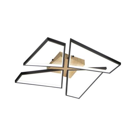 Plafoniera LED dimmerabile LED/115W/230V 3000-6500K marrone/nero + telecomando