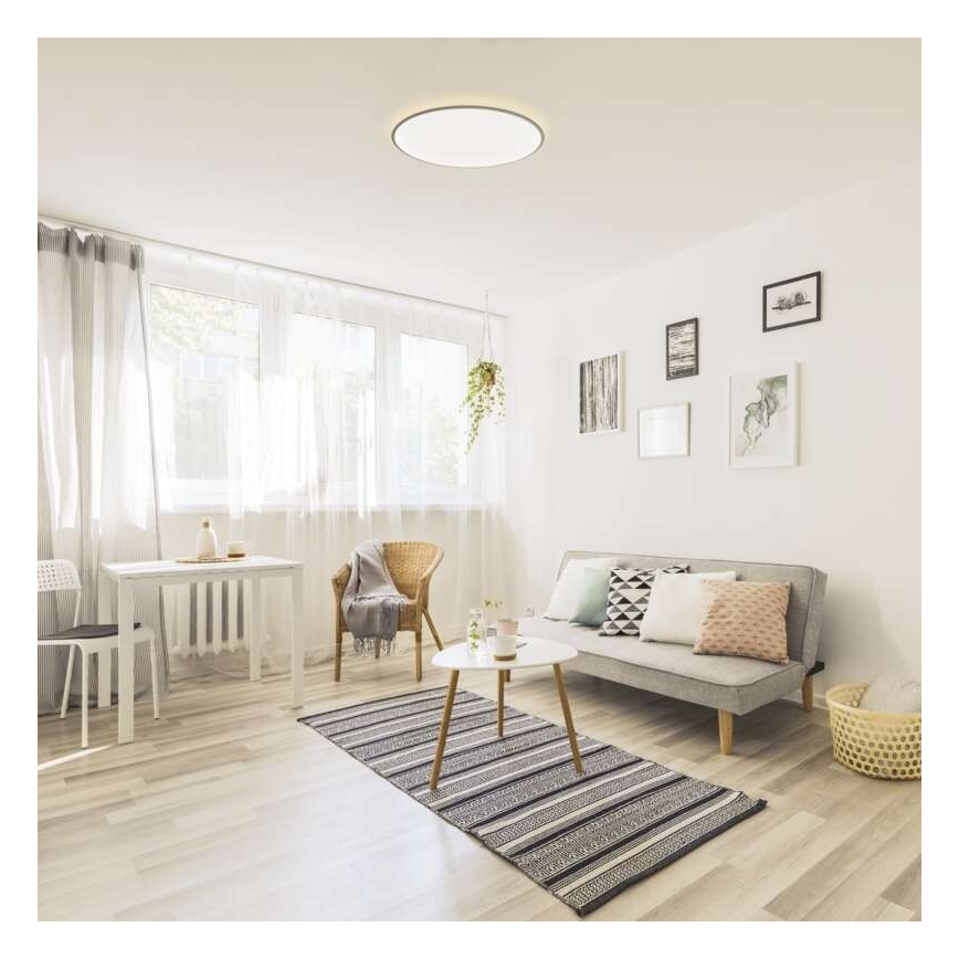 Plafoniera LED Dimmerabile LED/24W/230V + telecomando rotondo 2700K-6500K