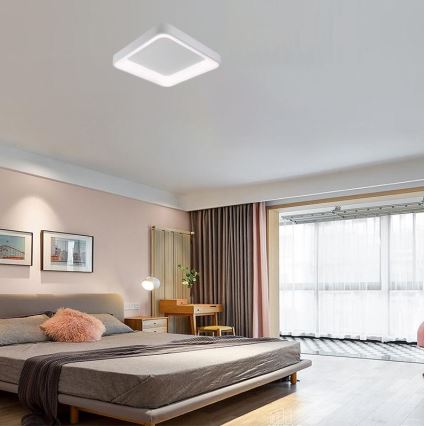 Plafoniera LED dimmerabile LED/45W/230V 3000-6500K bianco + telecomando