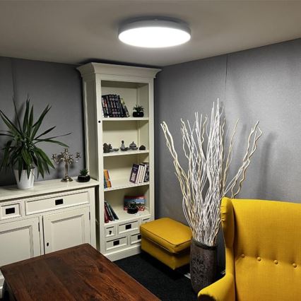 Plafoniera LED dimmerabile LED/48W/230V 2700-6500K Wi-Fi Tuya + telecomando