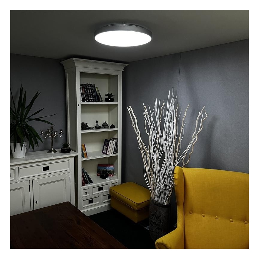 Plafoniera LED dimmerabile LED/48W/230V 2700-6500K Wi-Fi Tuya + telecomando