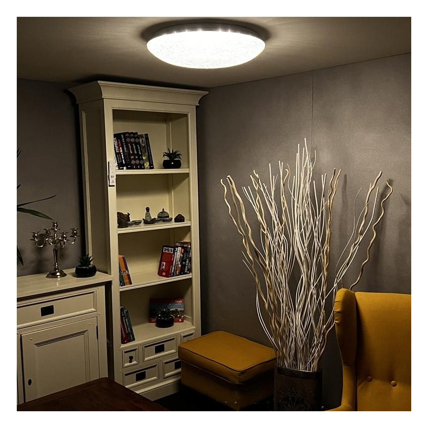 Plafoniera LED dimmerabile LED/48W/230V 2700-6500K Wi-Fi Tuya + telecomando