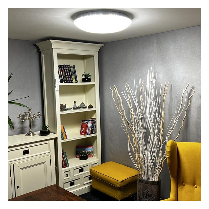 Plafoniera LED dimmerabile LED/48W/230V 2700-6500K Wi-Fi Tuya + telecomando