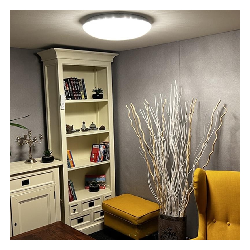 Plafoniera LED dimmerabile LED/48W/230V 2700-6500K Wi-Fi Tuya + telecomando