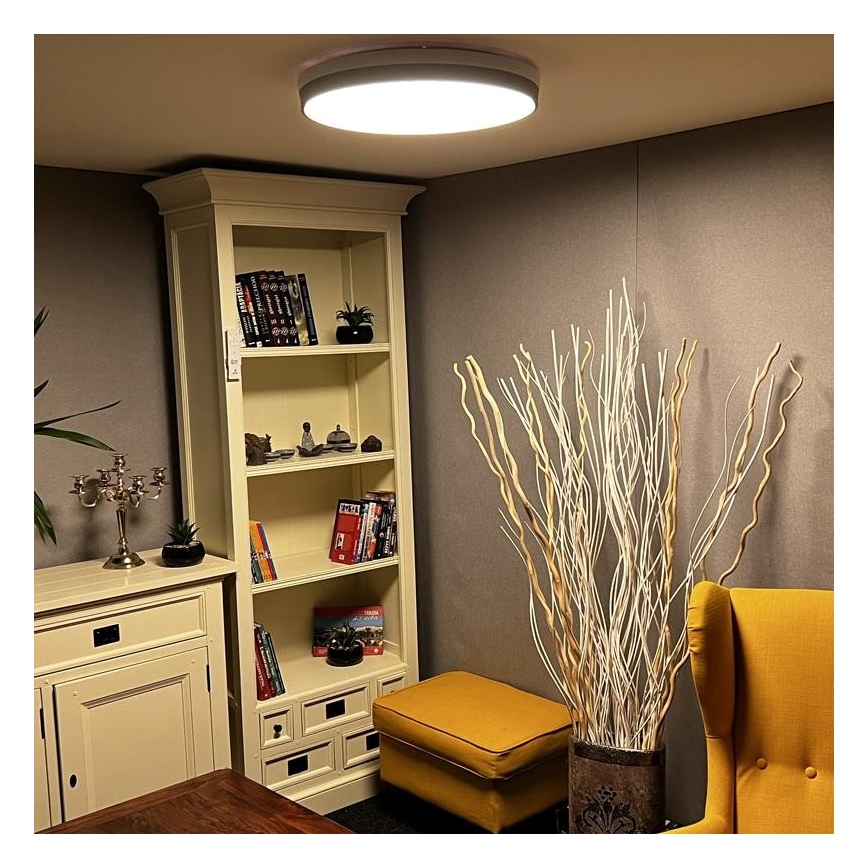 Plafoniera LED dimmerabile LED/48W/230V 2700-6500K Wi-Fi Tuya + telecomando