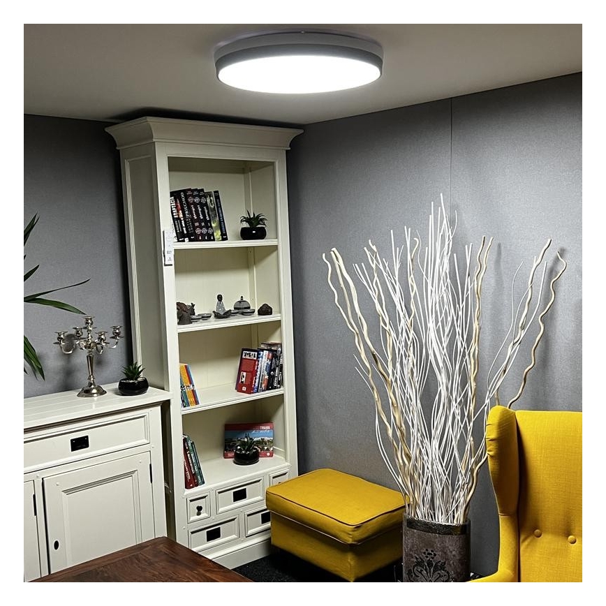 Plafoniera LED dimmerabile LED/48W/230V 2700-6500K Wi-Fi Tuya + telecomando