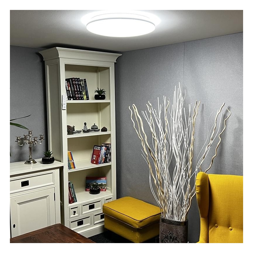 Plafoniera LED dimmerabile LED/48W/230V 2700-6500K Wi-Fi Tuya + telecomando