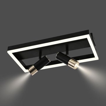 Plafoniera LED dimmerabile LED/50W/230V 3000-6500K nero + telecomando