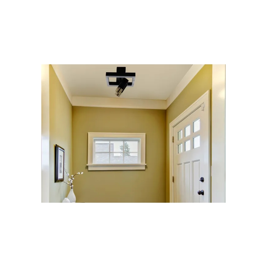 Plafoniera LED dimmerabile LED/50W/230V 3000-6500K nero + telecomando