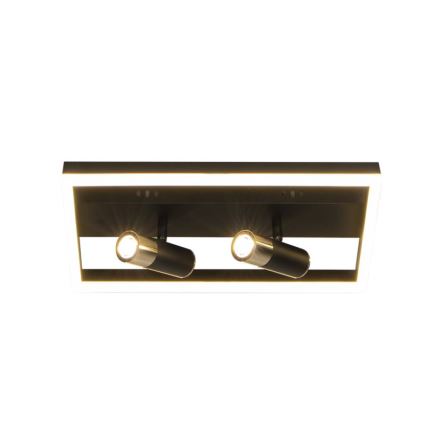 Plafoniera LED dimmerabile LED/50W/230V 3000-6500K nero + telecomando