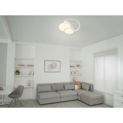 Plafoniera LED dimmerabile LED/60W/230V 3000-6500K bianco + telecomando