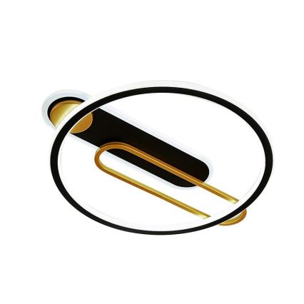 Plafoniera LED dimmerabile LED/60W/230V 3000-6500K nero + telecomando
