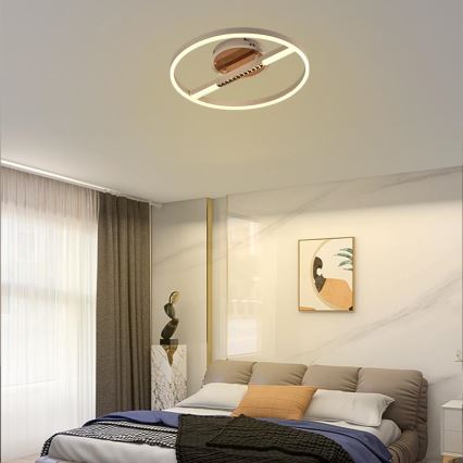 Plafoniera LED dimmerabile LED/60W/230V 3000-6500K + telecomando