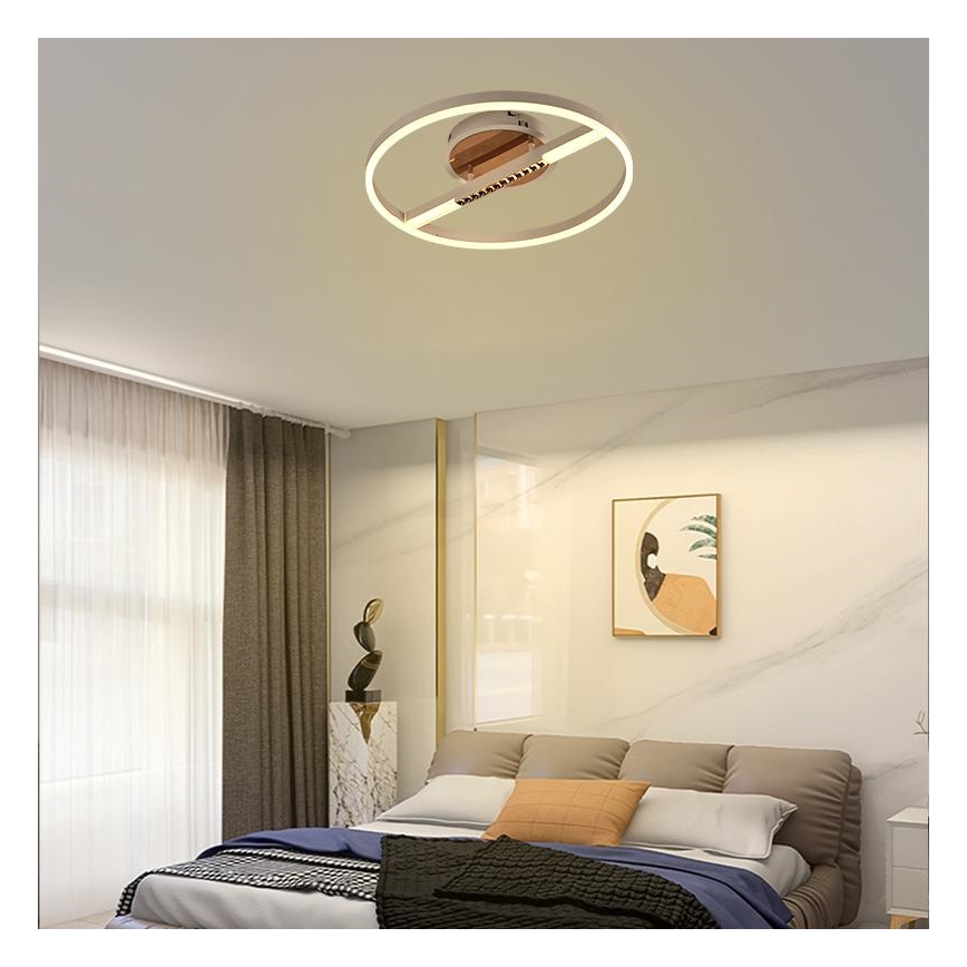 Plafoniera LED dimmerabile LED/60W/230V 3000-6500K + telecomando