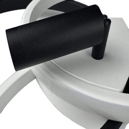 Plafoniera LED dimmerabile LED/70W/230V 3000-6500K bianco/nero + telecomando