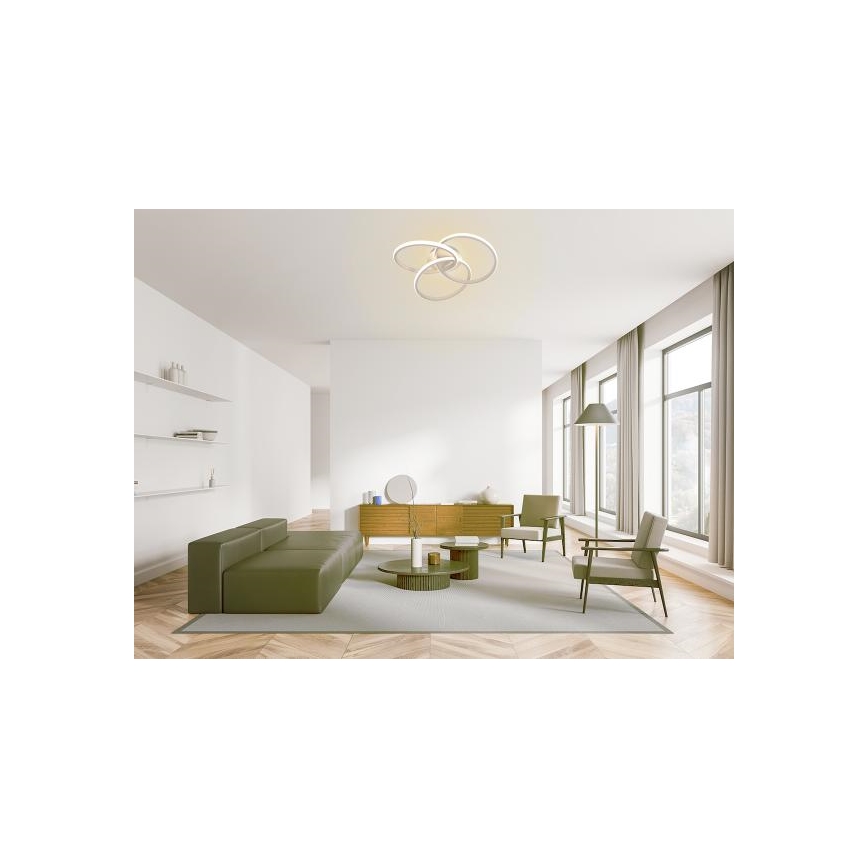 Plafoniera LED dimmerabile LED/70W/230V 3000-6500K bianco + telecomando