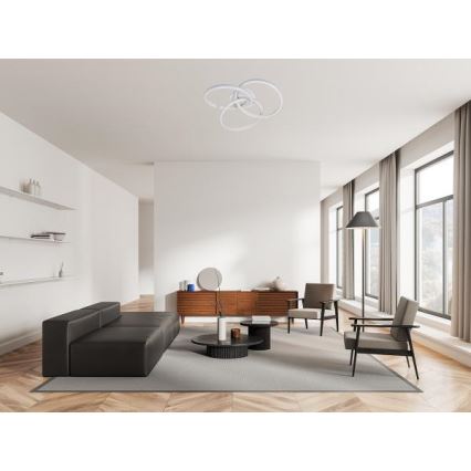 Plafoniera LED dimmerabile LED/70W/230V 3000-6500K bianco + telecomando