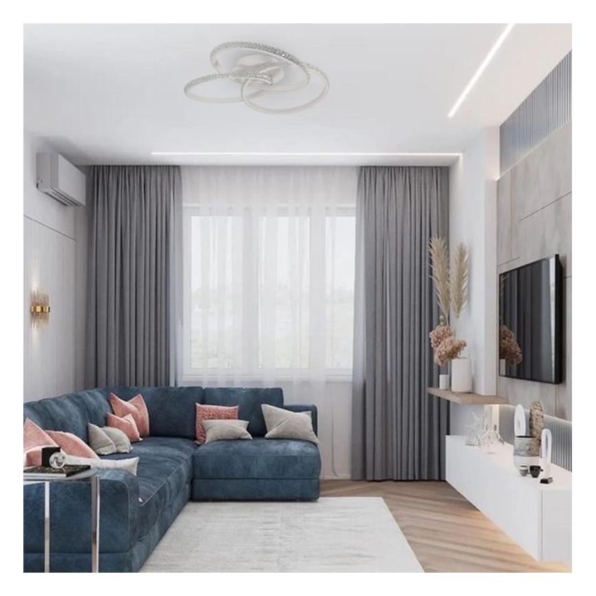 Plafoniera LED dimmerabile LED/70W/230V 3000-6500K bianco + telecomando