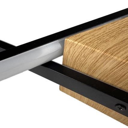 Plafoniera LED dimmerabile LED/75W/230V 3000-6500K marrone/nero + telecomando