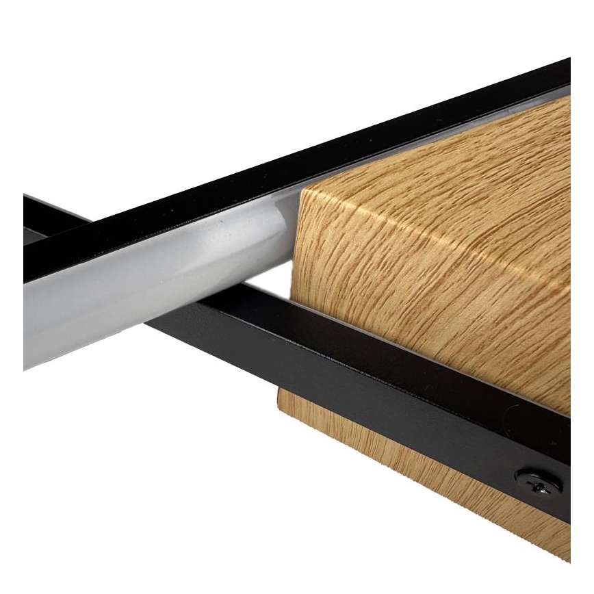 Plafoniera LED dimmerabile LED/75W/230V 3000-6500K marrone/nero + telecomando