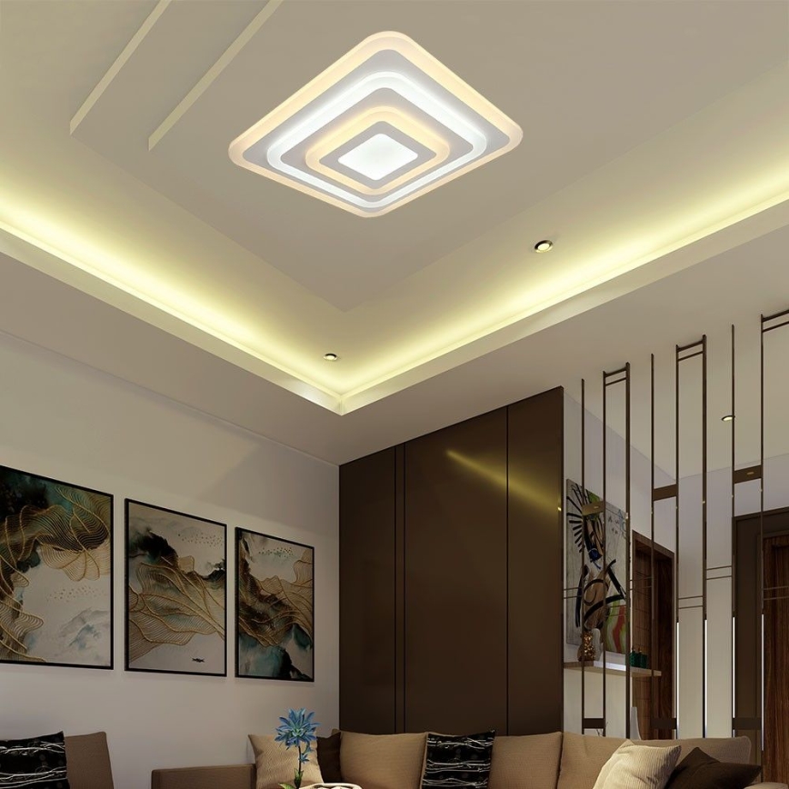 Plafoniera LED dimmerabile LED/77W/230V 3000-6500K + telecomando