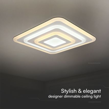 Plafoniera LED dimmerabile LED/77W/230V 3000-6500K + telecomando