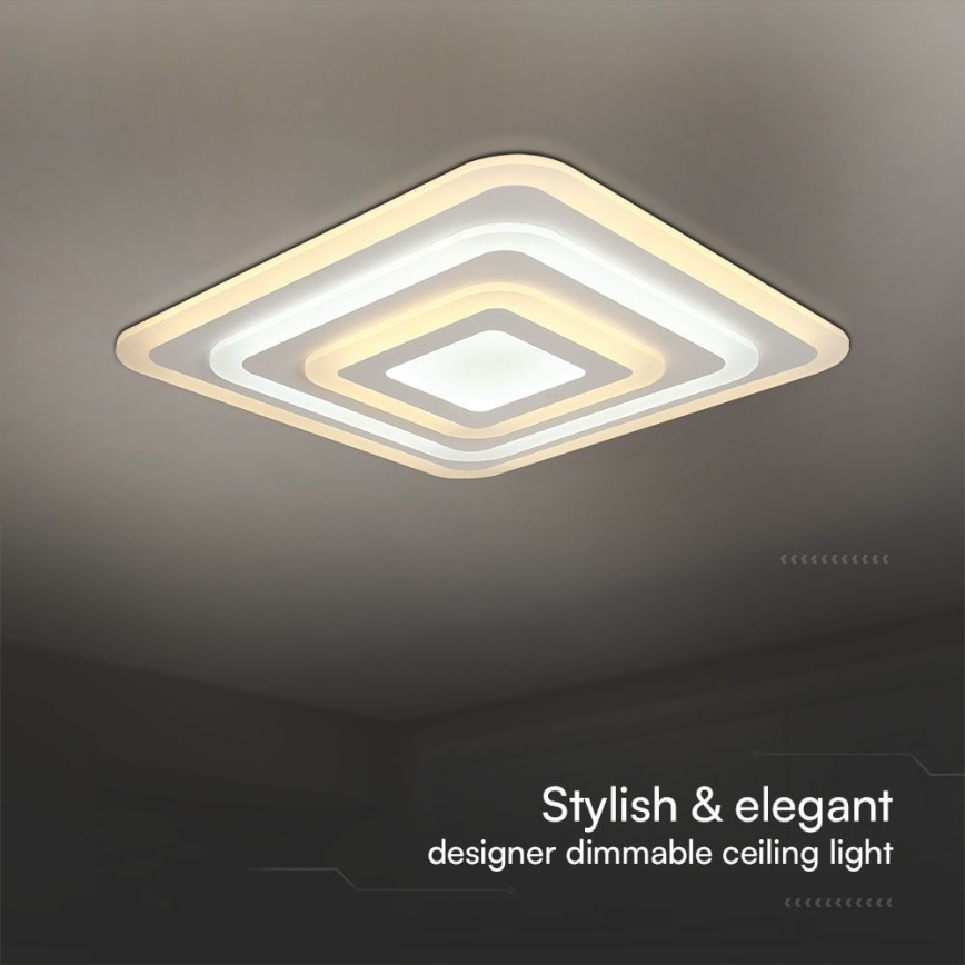 Plafoniera LED dimmerabile LED/77W/230V 3000-6500K + telecomando