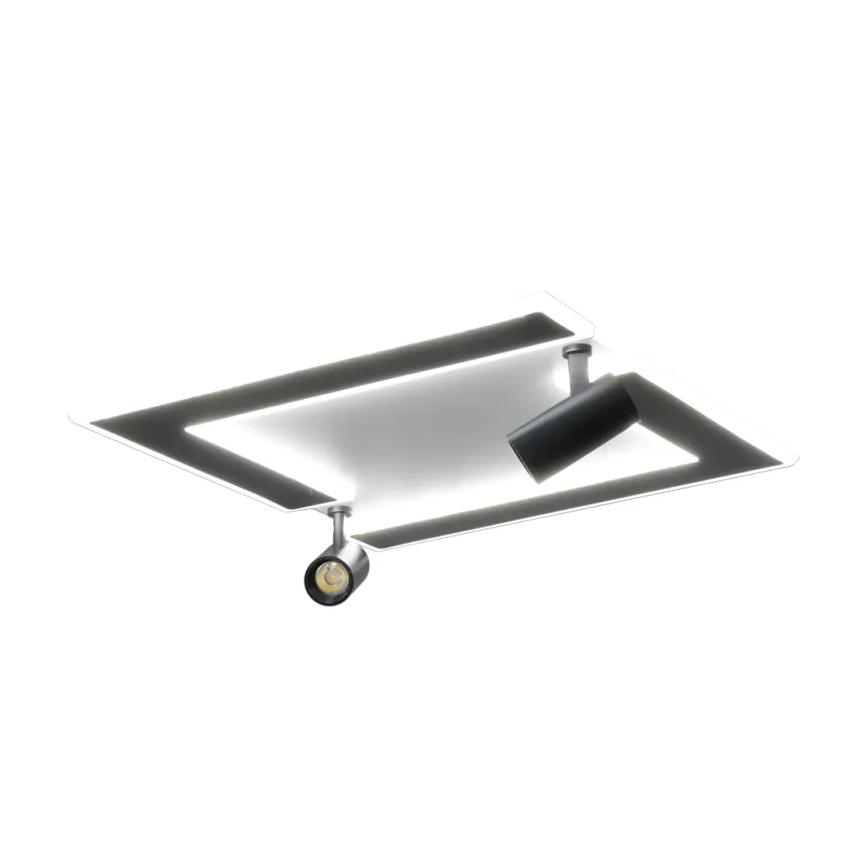 Plafoniera LED dimmerabile LED/80W/230V 3000-6500K nero + telecomando