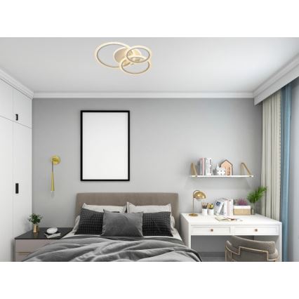 Plafoniera LED dimmerabile LED/90W/230V 3000-6500K + telecomando