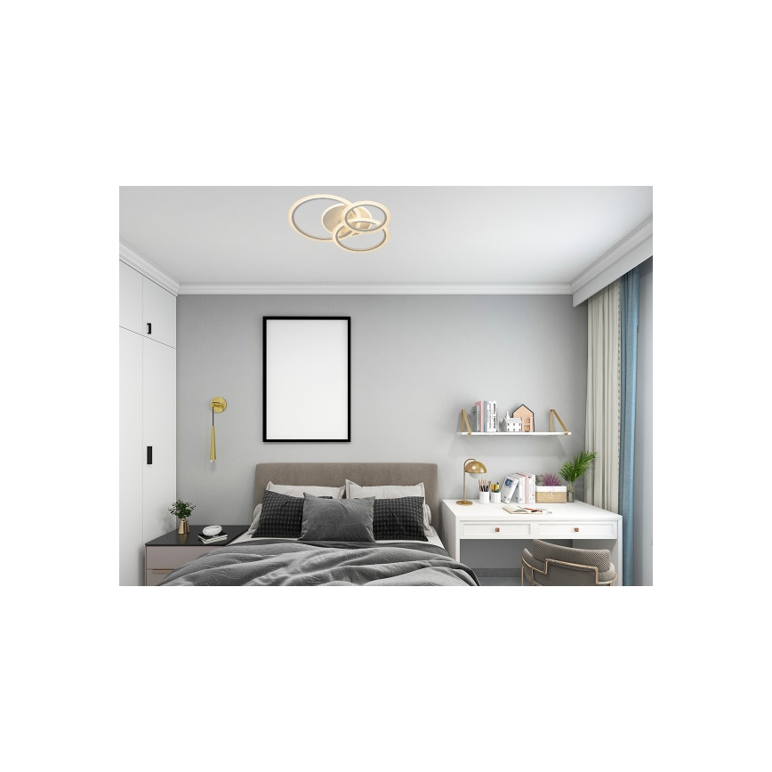 Plafoniera LED dimmerabile LED/90W/230V 3000-6500K + telecomando