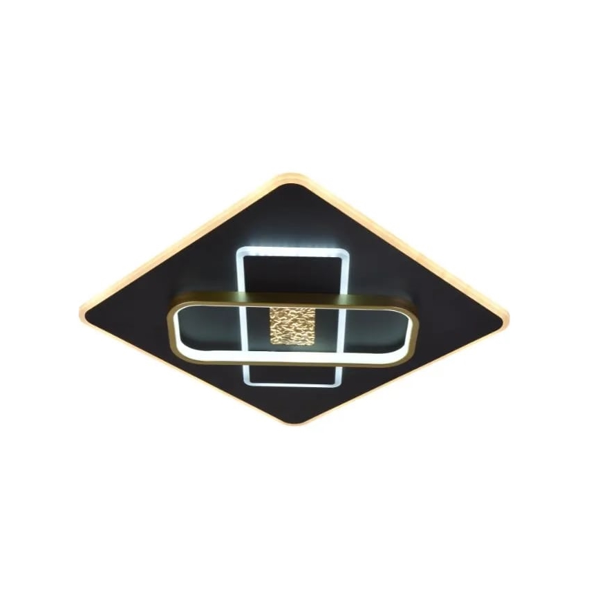 Plafoniera LED dimmerabile LED/90W/230V 3000-6500K nero + telecomando